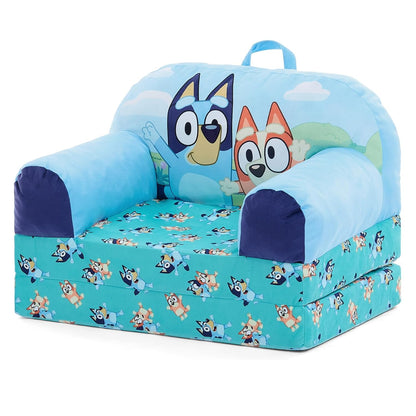 Cars Cozee Buddy Flip-Out Kids Chair, Blue