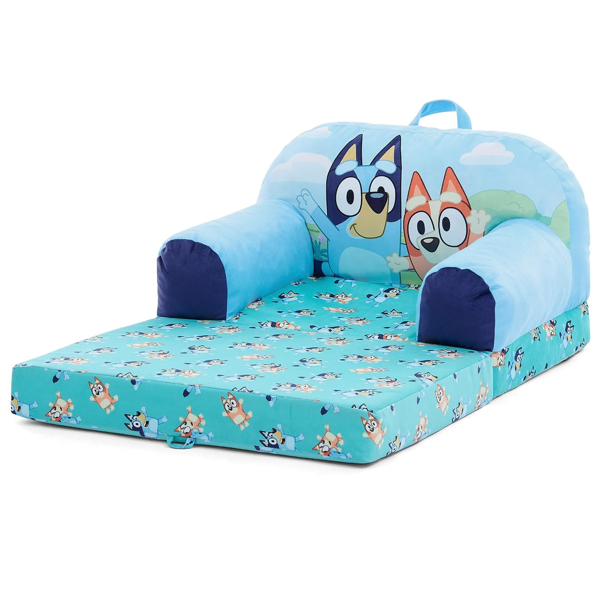 Cars Cozee Buddy Flip-Out Kids Chair, Blue
