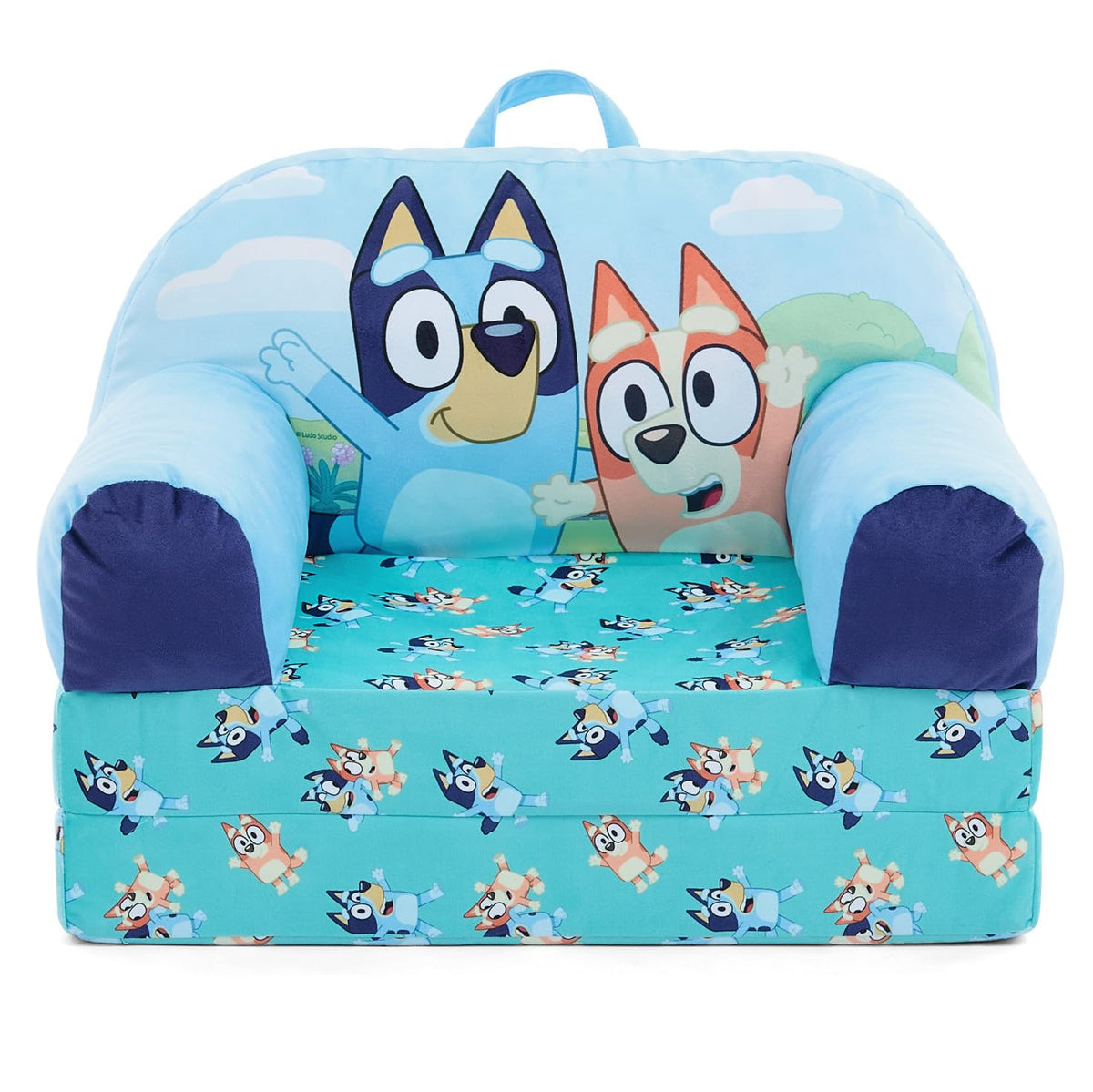 Cars Cozee Buddy Flip-Out Kids Chair, Blue