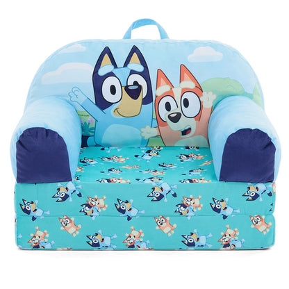 Cars Cozee Buddy Flip-Out Kids Chair, Blue