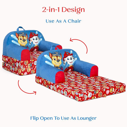 Cars Cozee Buddy Flip-Out Kids Chair, Blue