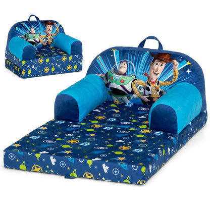 Cars Cozee Buddy Flip-Out Kids Chair, Blue