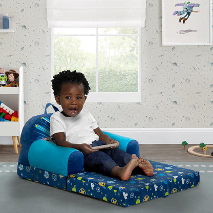 Cars Cozee Buddy Flip-Out Kids Chair, Blue