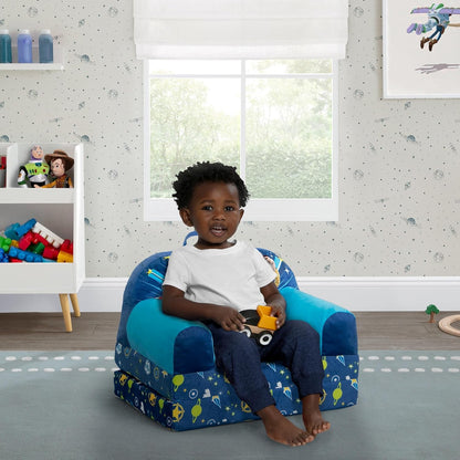 Cars Cozee Buddy Flip-Out Kids Chair, Blue