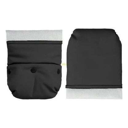 2 Pair Strollers Accessories Pram Hand Muff Pushchair Warmer Gloves Splashproof Windproof Mittens Handmuffs(for Beige)