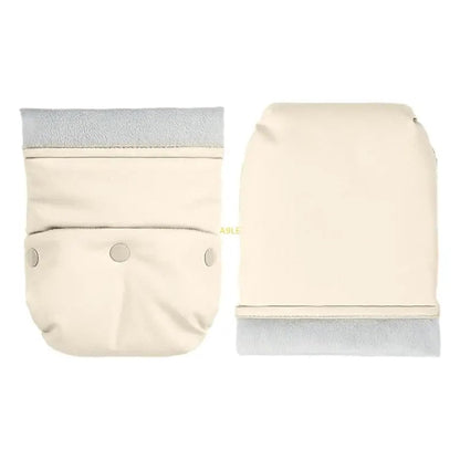 2 Pair Strollers Accessories Pram Hand Muff Pushchair Warmer Gloves Splashproof Windproof Mittens Handmuffs(for Beige)