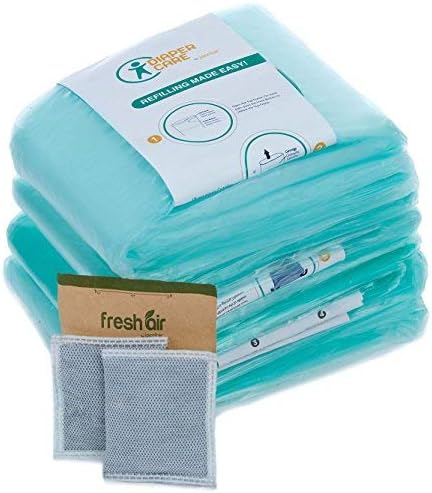 Refill Bags for Dekor Classic Diaper Pail - 4 Pack Odor-Control Liners