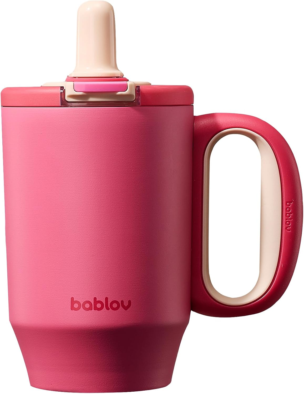 Coffee Tumbler with Straw 23oz Insulated Travel Coffee Mugs | 316L Stainless Steel Insulated Tumbler with Handle for Tea, Cold Hot Beverages at Home Office Camping or on the Go Travel Mug