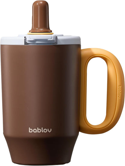 Coffee Tumbler with Straw 23oz Insulated Travel Coffee Mugs | 316L Stainless Steel Insulated Tumbler with Handle for Tea, Cold Hot Beverages at Home Office Camping or on the Go Travel Mug