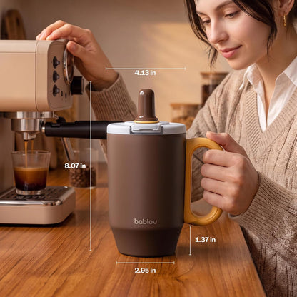 Coffee Tumbler with Straw 23oz Insulated Travel Coffee Mugs | 316L Stainless Steel Insulated Tumbler with Handle for Tea, Cold Hot Beverages at Home Office Camping or on the Go Travel Mug