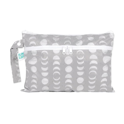 Roamio Waterproof Wet Bag for Baby, Travel, Swim Suit, Cloth Diapers, Pump Parts, Pool, Beach, Gym Clothes, Toiletry, Hook to Stroller, Daycare, Zip Reusable Wetdry Packing Pouch, Multi Check - Colors B