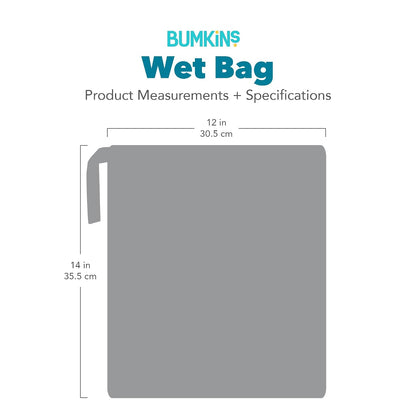 Roamio Waterproof Wet Bag for Baby, Travel, Swim Suit, Cloth Diapers, Pump Parts, Pool, Beach, Gym Clothes, Toiletry, Hook to Stroller, Daycare, Zip Reusable Wetdry Packing Pouch, Multi Check - Colors B