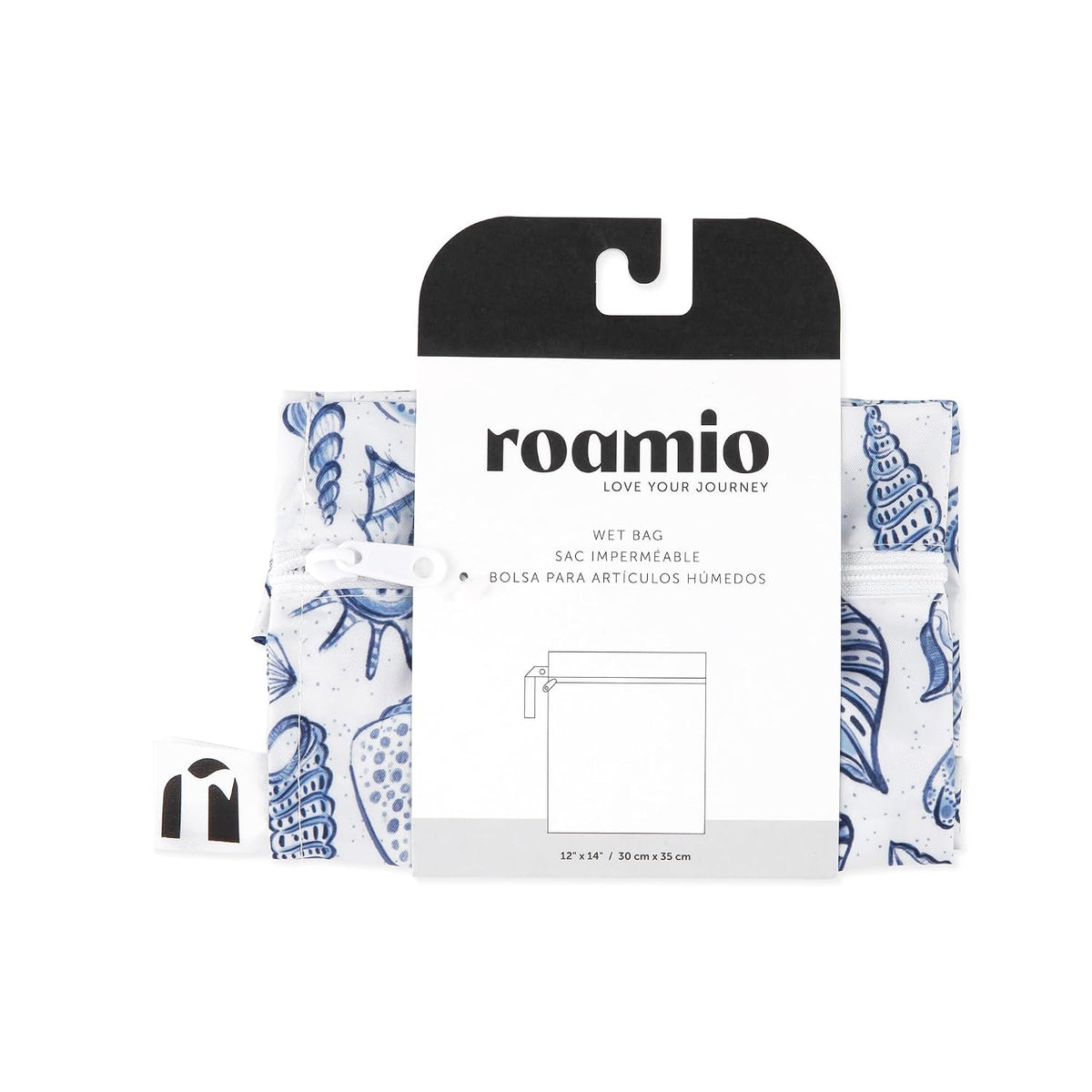 Roamio Waterproof Wet Bag for Baby, Travel, Swim Suit, Cloth Diapers, Pump Parts, Pool, Beach, Gym Clothes, Toiletry, Hook to Stroller, Daycare, Zip Reusable Wetdry Packing Pouch, Multi Check - Colors B