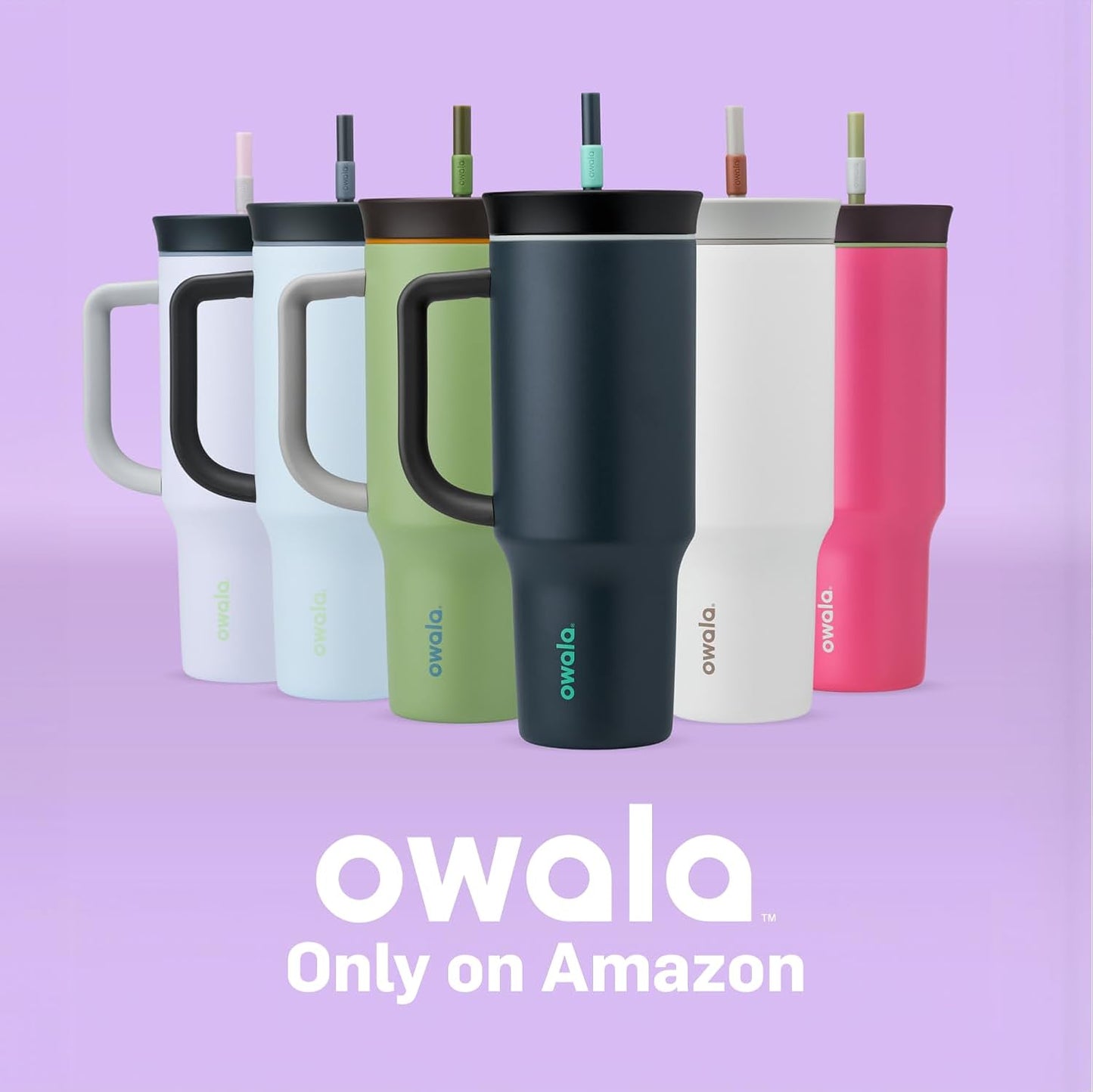 Tumbler Stainless Steel Water Bottle 40 oz Tropical | 2-in-1 Sip-or-Swig Lid | Splash-Resistant Lid | Reusable Straw | Cup Holder Friendly | Right & Left Hand Friendly
