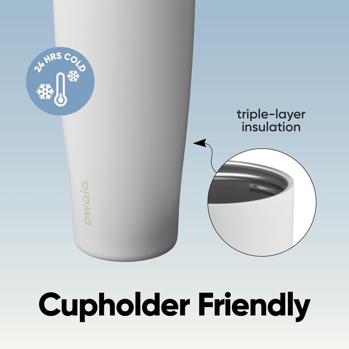 Tumbler Stainless Steel Water Bottle 40 oz Tropical | 2-in-1 Sip-or-Swig Lid | Splash-Resistant Lid | Reusable Straw | Cup Holder Friendly | Right & Left Hand Friendly