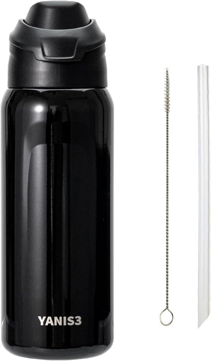 17 oz Insulated Tumbler with Straw & Carry Loop, Peach Blossom Embossed Design, Non-Slip Silicone Base, Vacuum-Insulated Stainless Steel Travel Mug, Leak-Proof & Portable