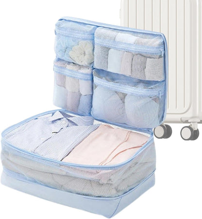 Travel Packing Bags, Lightweight Compression Organizers With Space Saving
