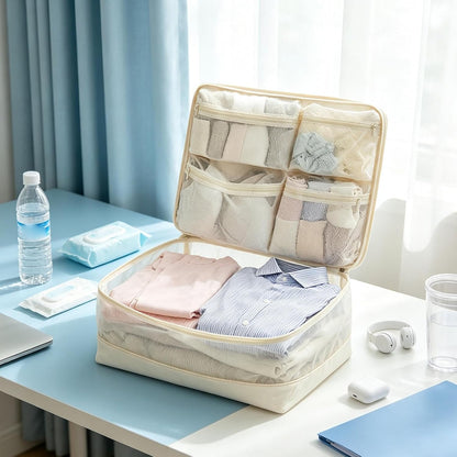Travel Packing Bags, Lightweight Compression Organizers With Space Saving