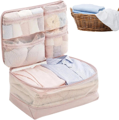 Travel Packing Bags, Lightweight Compression Organizers With Space Saving