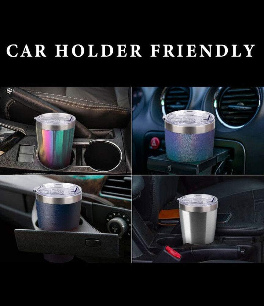 20oz Stainless Steel Tumbler Splash Lid for Straw Double Wall Vacuum Insulated Travel Mug Cup Thermo Hot Cold Tea Coffee Ice beer for Car Office Desk Home (Plain)