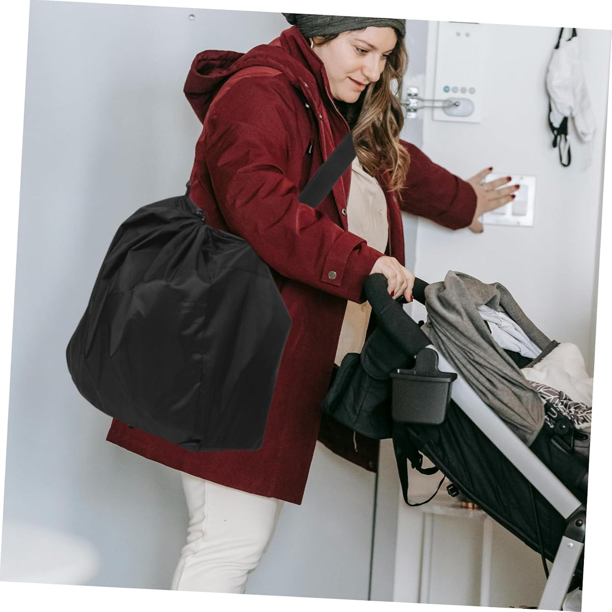 Stroller Travel Bag for Airplane Compact Storage Case for Strollers Durable Protective Cover for Travel and Storage Lightweight and Portable Design