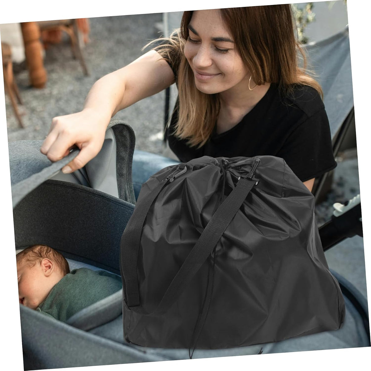 Stroller Travel Bag for Airplane Compact Storage Case for Strollers Durable Protective Cover for Travel and Storage Lightweight and Portable Design