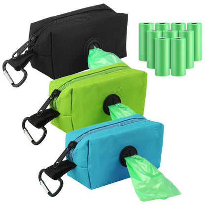3 Pack Diaper Bag Dispenser Set with 135 Disposal Trash Bags & Hook
