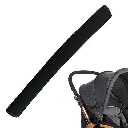 Universal Stroller Handle Cover, 18.9 Inch Stroller Handlebar Cover Infant Toddler Pram Bar Dust Proof Handle, Universal Handle Sleeve Cover for Baby Stroller (Black)