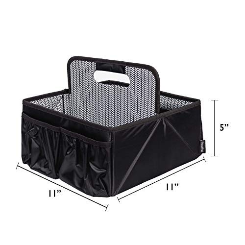 Baby Diaper Caddy and Car Organizer for Accessories| Changing Pad Included| Large Portable Storage Bin| Baby Shower or Holiday Gift