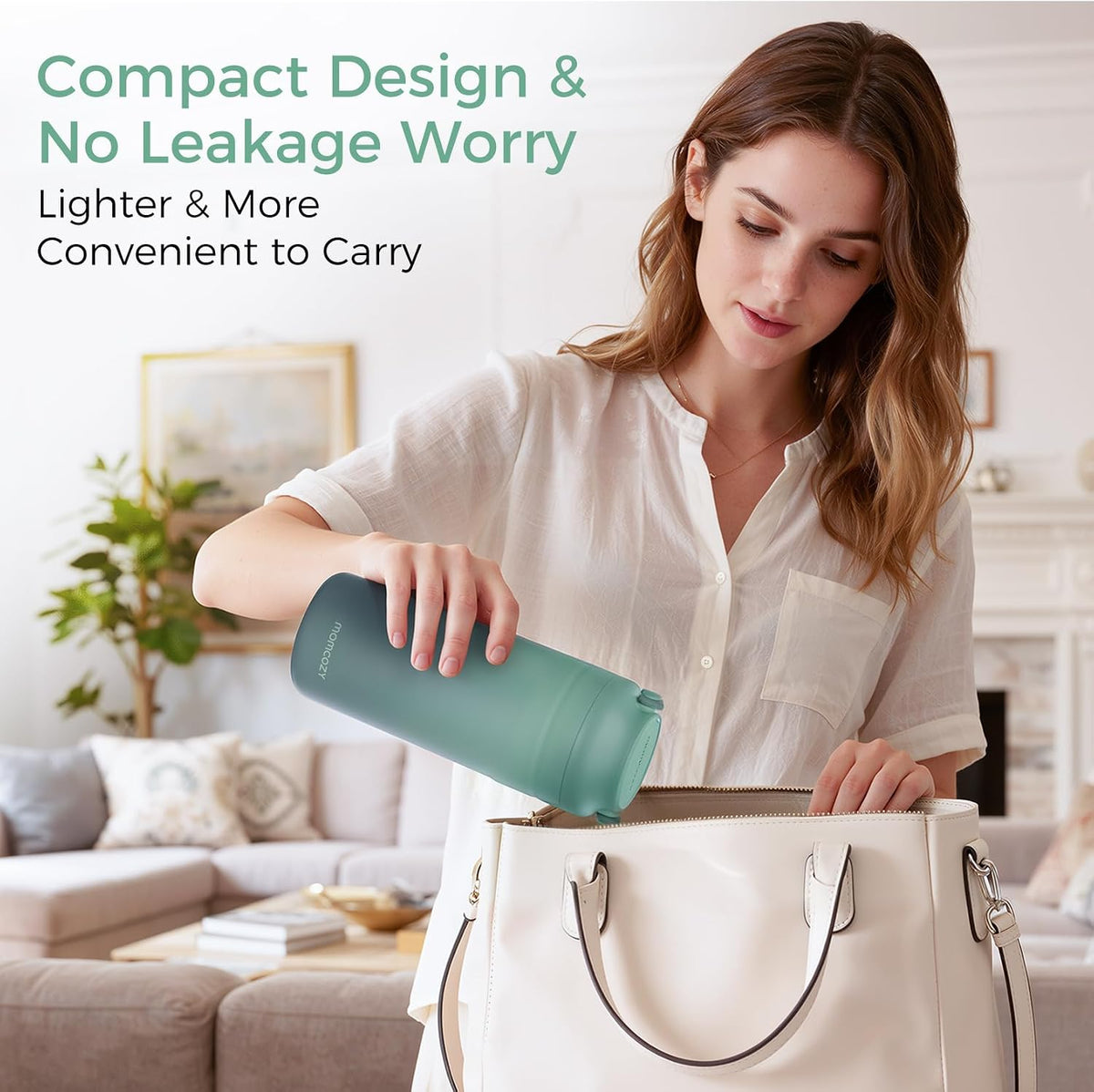 Portable Breast Milk Cooler for Travel, 24H Ice-Free Cooling