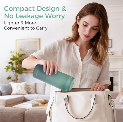 Portable Breast Milk Cooler for Travel, 24H Ice-Free Cooling