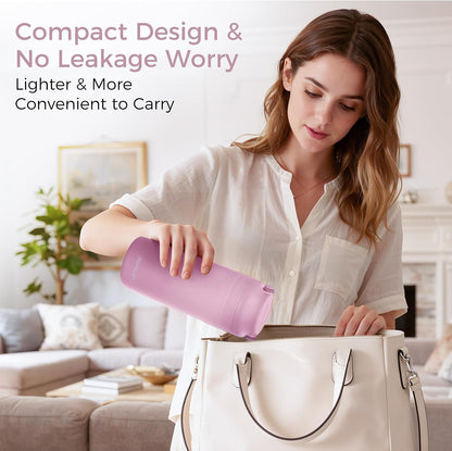 Portable Breast Milk Cooler for Travel, 24H Ice-Free Cooling