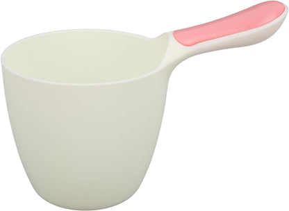 Bath Rinse Cup Safe Non Comfortable Handle Bright Color Bath Cup Professional Accessories for Use