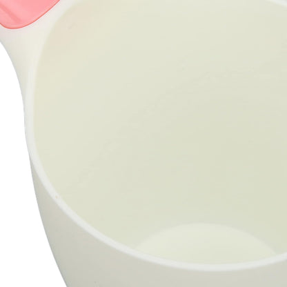 Bath Rinse Cup Safe Non Comfortable Handle Bright Color Bath Cup Professional Accessories for Use