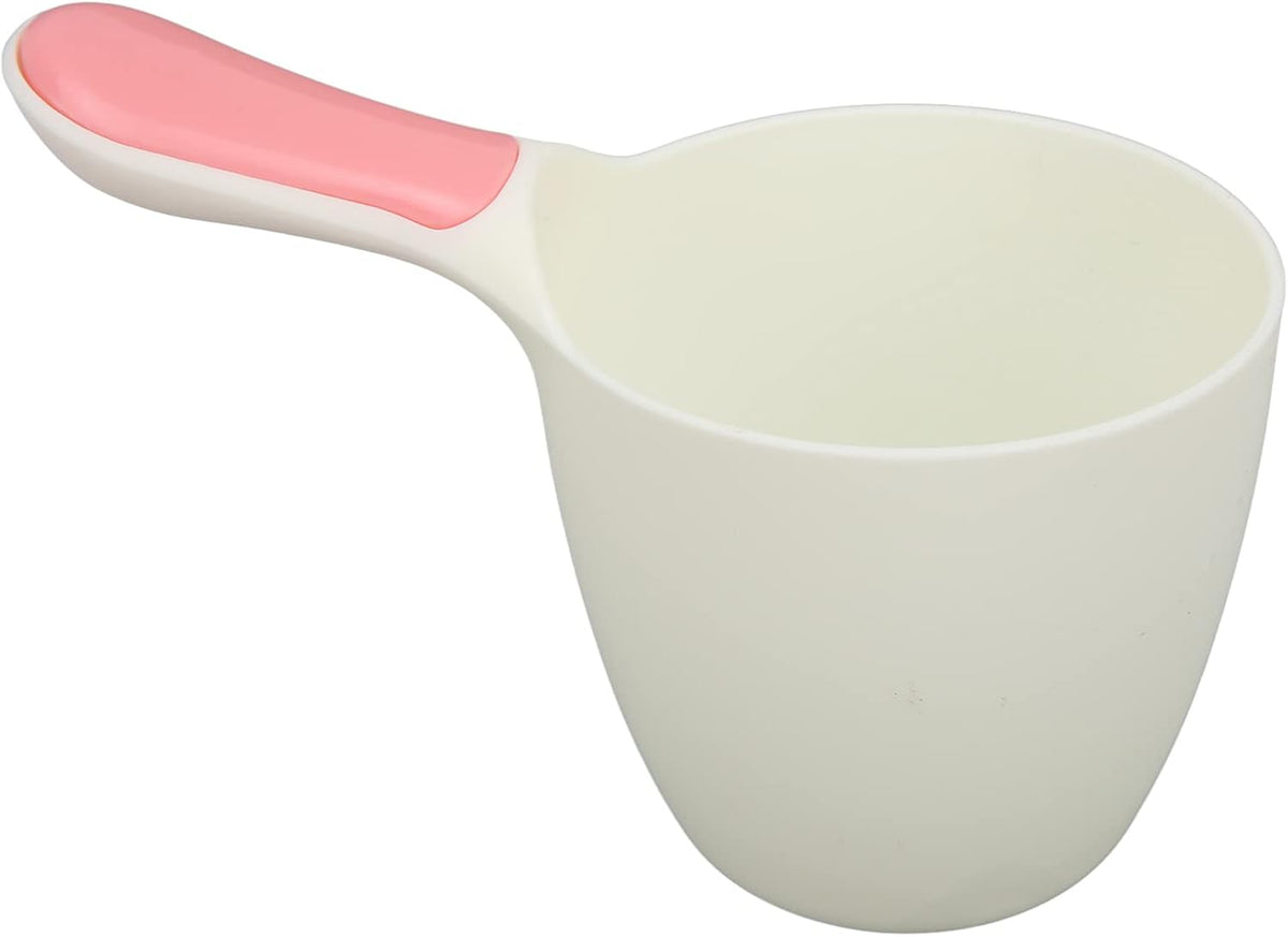 Bath Rinse Cup Safe Non Comfortable Handle Bright Color Bath Cup Professional Accessories for Use