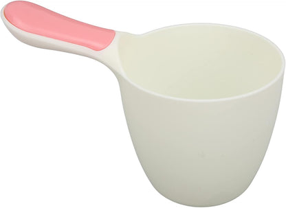Bath Rinse Cup Safe Non Comfortable Handle Bright Color Bath Cup Professional Accessories for Use