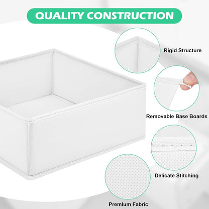 Drawer Clothing Organizer 16-Pack,Fabric Pink Underwear Dividers