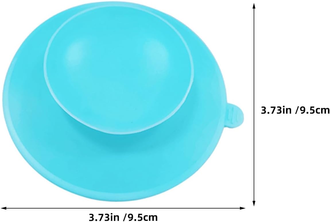 8PCS Double Sided Suction Cup - Silicone Sucker Set - Strong Suction for Children Tableware - Anti-Slip Pads for Trays, Plates, and Dining Bowls