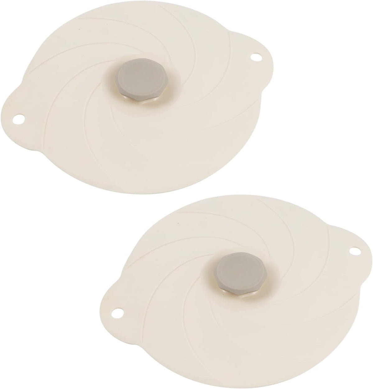 2 Pack 6Inch Silicone Bowl Lids with Handle Design for Pots Cups