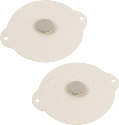 2 Pack 6Inch Silicone Bowl Lids with Handle Design for Pots Cups