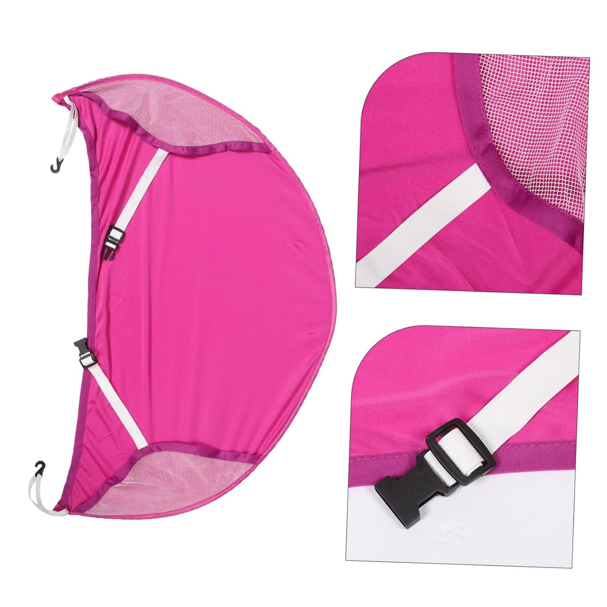 Boy Girl Stroller Canopy Full Cover Sun Shade Uv Protection Weather Resistant Easy Install Practical Pushchair Accessory