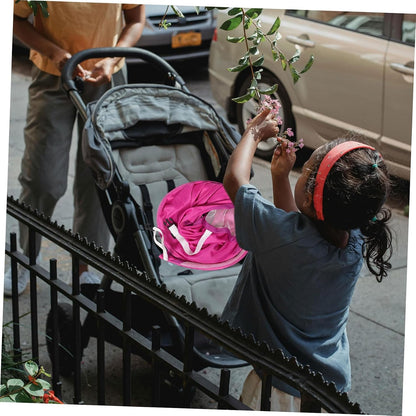 Boy Girl Stroller Canopy Full Cover Sun Shade Uv Protection Weather Resistant Easy Install Practical Pushchair Accessory