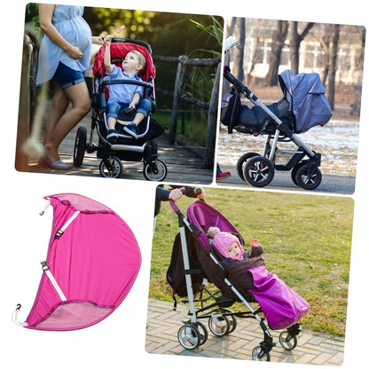 Boy Girl Stroller Canopy Full Cover Sun Shade Uv Protection Weather Resistant Easy Install Practical Pushchair Accessory
