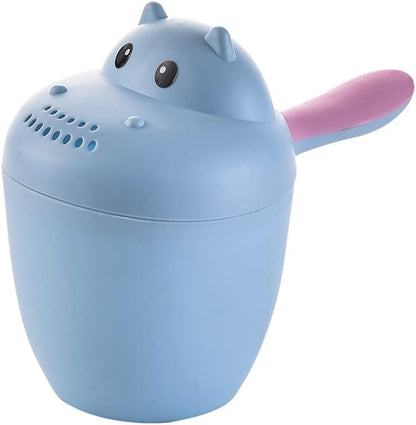 Baby Bath Rinse Cup - Shampoo Rinser Wash Cup Hair Washing Jug Water Scoop Bathroom Accessories for Newborn Baby Toddlers Shower, 7cm x 14cm / Red