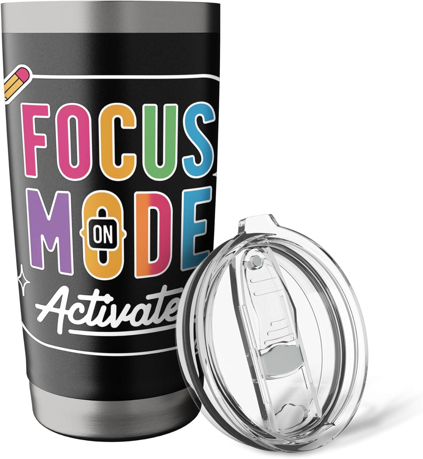 Activated Focus Mode Graphic Stainless Steel Insulated Tumbler