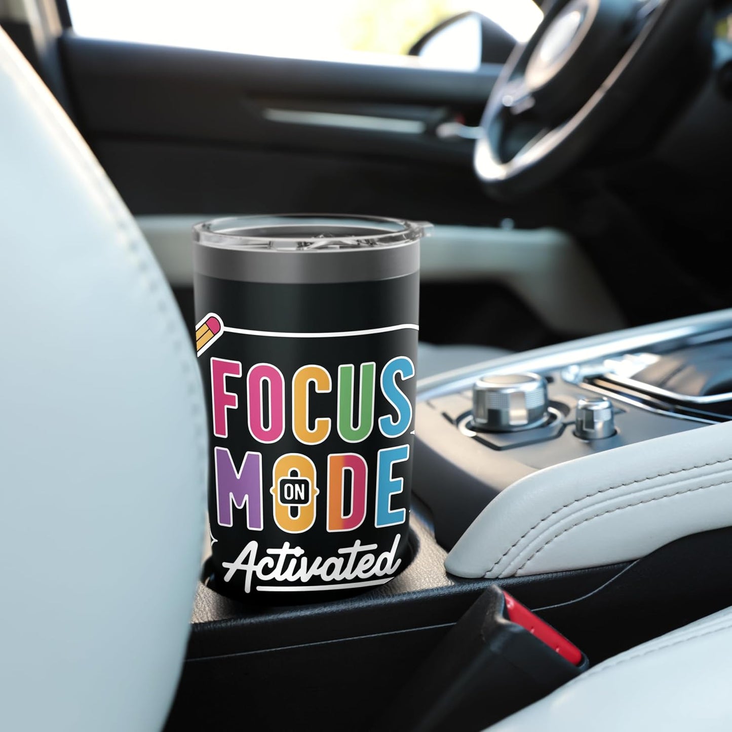 Activated Focus Mode Graphic Stainless Steel Insulated Tumbler