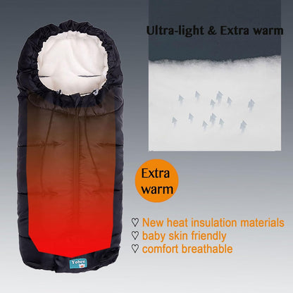 Toddler Warm Stroller Bunting Bag, Winter Waterproof Windproof Stroller Blanket, Protact Baby from Cold Weather Footmuff for Stroller