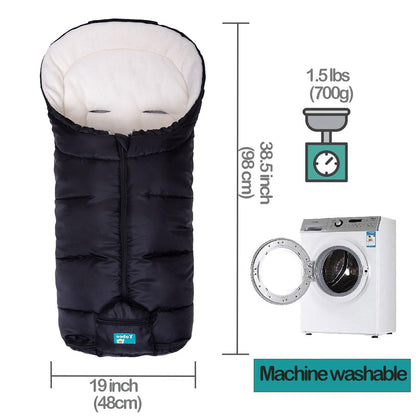 Toddler Warm Stroller Bunting Bag, Winter Waterproof Windproof Stroller Blanket, Protact Baby from Cold Weather Footmuff for Stroller