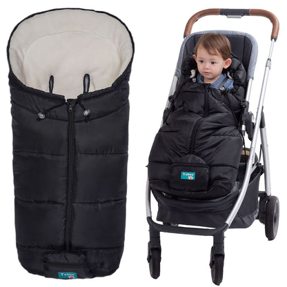 Toddler Warm Stroller Bunting Bag, Winter Waterproof Windproof Stroller Blanket, Protact Baby from Cold Weather Footmuff for Stroller