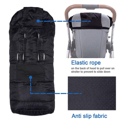 Toddler Warm Stroller Bunting Bag, Winter Waterproof Windproof Stroller Blanket, Protact Baby from Cold Weather Footmuff for Stroller